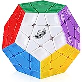 D-FantiX Cyclone Boys 3x3 Megaminx Stickerless Speed Cube Dodecahedron Cube Puzzle Toy