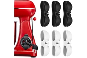 Akeva Cord Organizer for Kitchen Appliances, 6 Pack Appliance Cord Organizer Stick On, Cord Wrapper, Cord Holder, Cord Keeper, Kitchen Organizers and Storage for Kitchenaid, Stand Mixer, Coffee Maker