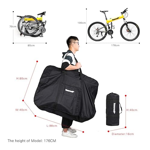 26 inch Folding Bike Bag Bike Travel Bag Case Fits 26 inch or