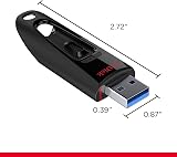 SanDisk Ultra USB Type-A 1TB Flash Drive USB 3.0 130MB/s Black view 2