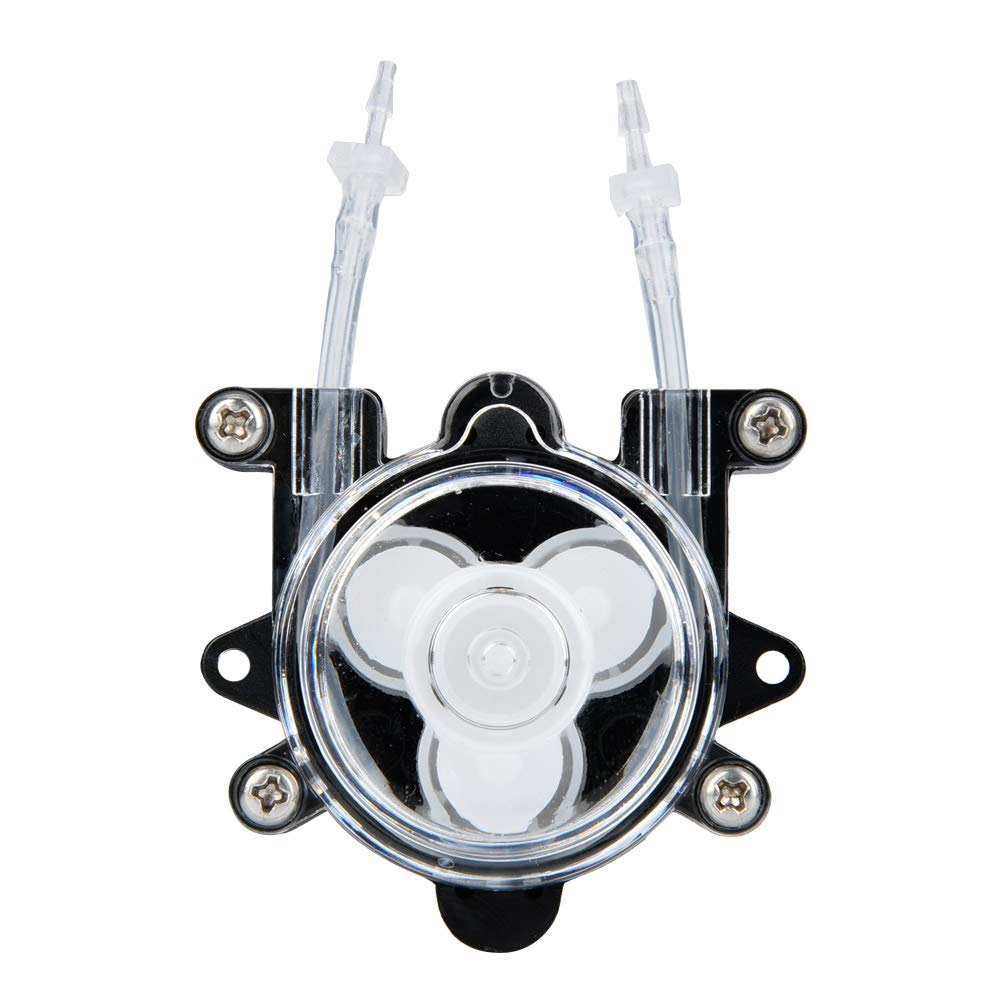 Denash Mini Peristaltic Pump, G528 DC12V Peristaltic Pump for Laboratory Bioengineering Easy to Install(1 * 3)