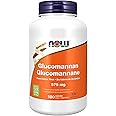 NOW Supplements, Glucomannan (Amorphophallus konjac) 575 mg, Supports Regularity*, Healthy Weight Management*, 180 Veg Capsul
