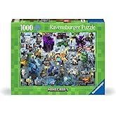 Ravensburger Mojang Minecraft Mobs 1000 Piece Jigsaw Puzzle for Adults - 12000422 - Handcrafted Tooling, Made in Germany, Every Piece Fits Together Perfectly