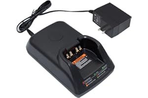 KASLNOUO Battery Charger for Motorola APX 6000 APX7000 APX8000 Apx5000 SRX2200 PMNN4486 PMNN4486A PMMN4403 Impres 2 Radio