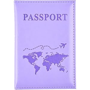 World Thin Slim Travel Passport Holder Wallet PU Leather Card Case Cover Gift