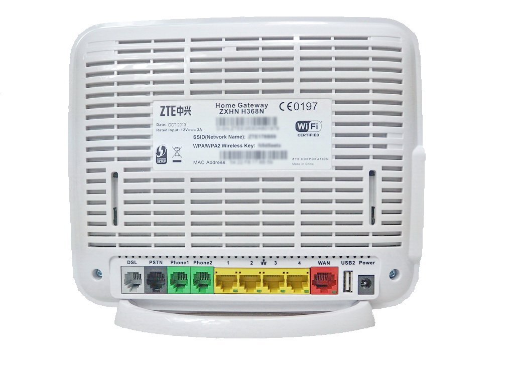 ZTE H368N VDSL/ETH WAN/3G All Gigabit Ports VoIP/USB Wireless Router