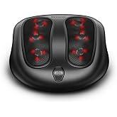 Nekteck Foot Massager with Heat, HSA Eligible FSA Massage Tools Gifts | Shiatsu Heated Electric Kneading Foot Massager Machine for Plantar Fasciitis, Built-in Infrared Heat Function and Power Cord