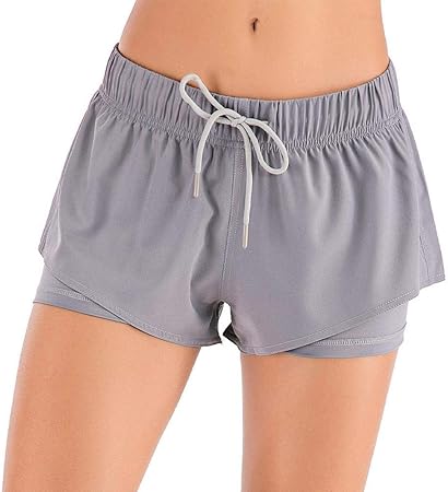 grey yoga shorts