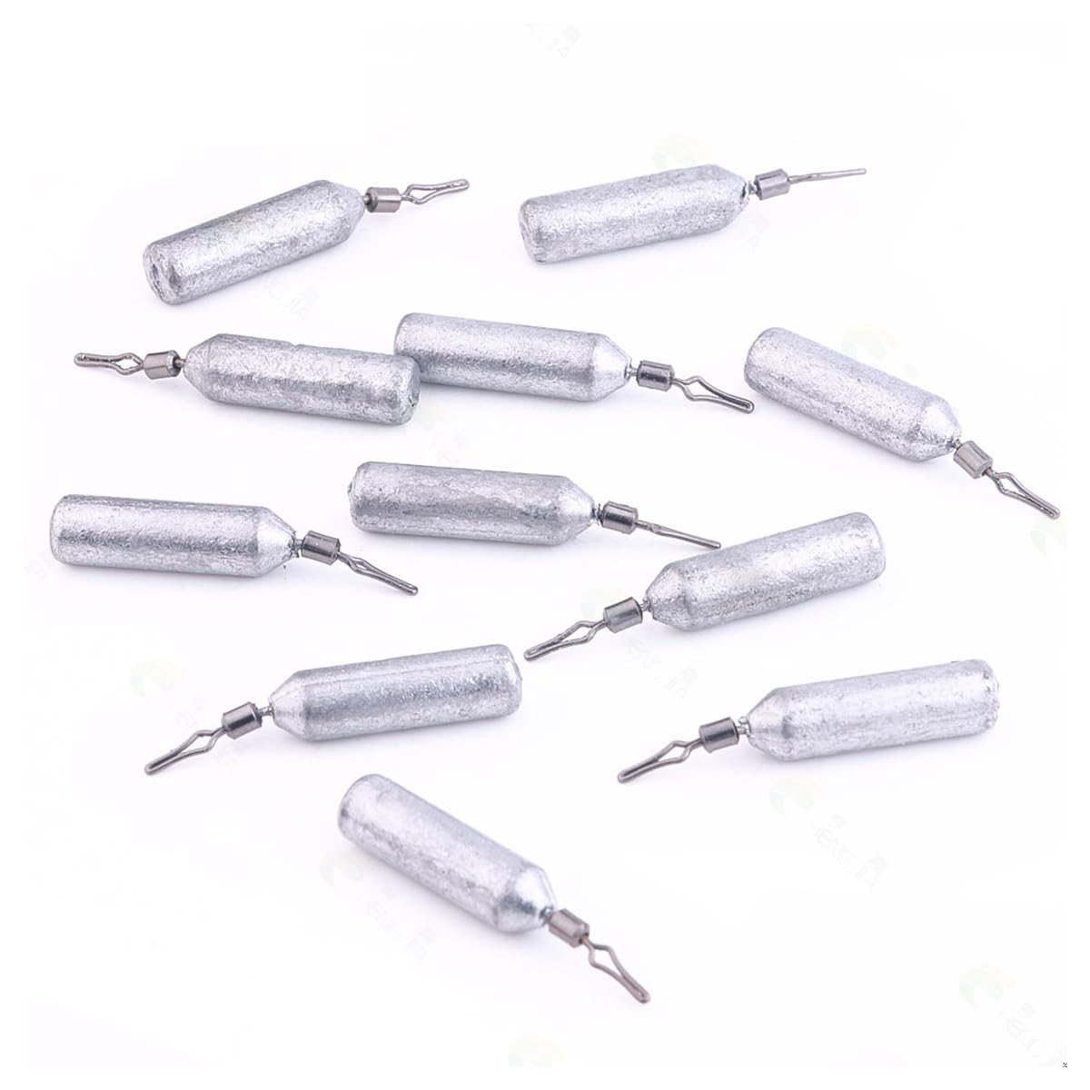 FOLANDO 20 PCS Small Fishing Weights, Sea Fishing Weights for Freshwater Saltwater Fishing Tackle Weights Kit 3.5g