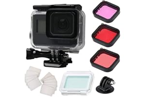Accessories for Gopro Hero (2018) Hero7 Black Hero6 Black Hero5 Black with Underwater Waterproof Dive Protective Housing Case