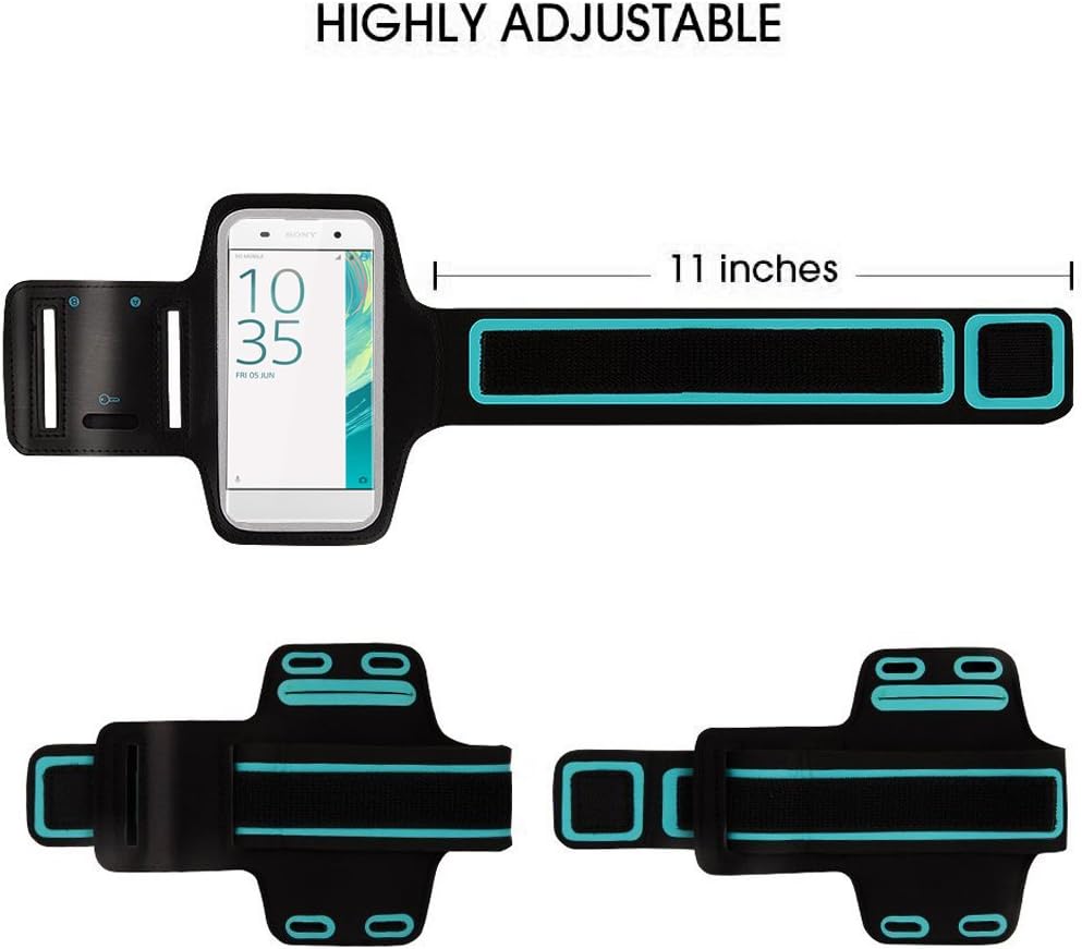 Sony Xperia 5 XA1 L1 L3 L4 / Xperia E5 E4 / Xperia XZ Running Sports Armband Gyms Fitness Workout ARM Band Cover Strap - Image 3