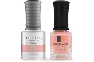 LECHAT Perfect Match Paloma, Sheer Pink Nude Gel Polish & Nail Lacquer Duo Set