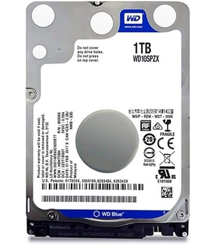 ✨4個セット✨HDD 1000GB✨大容量1TB✨2.5インチ✨06-04 Western Digital WD10SPZX-08Z10T0 - 1TB 5.4K RPM SATA 7mm 2.5