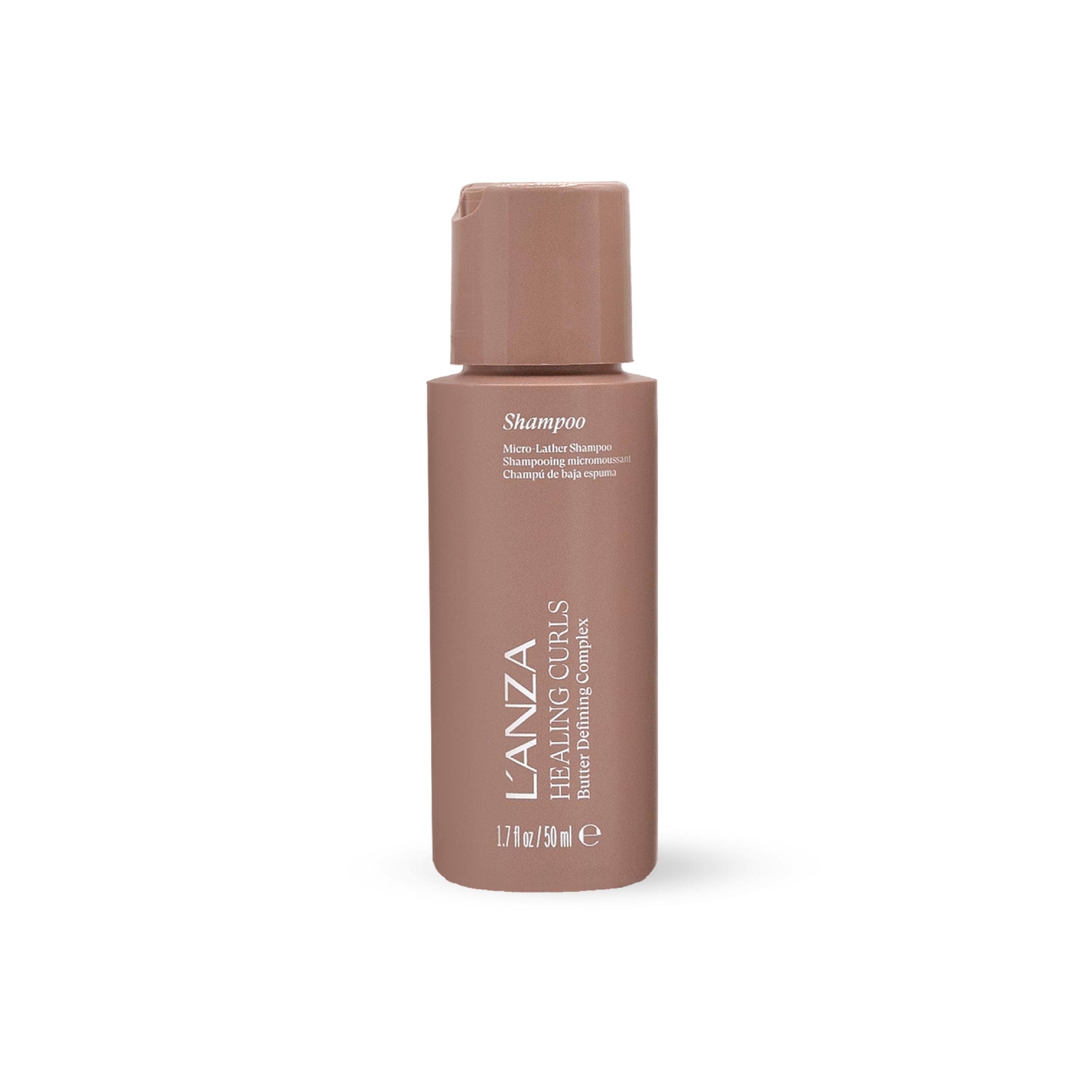 L'ANZA Healing Curls Butter Shampoo - Curly Hair Shampoo for a Creamy, Colour-Safe Cleanse and Refreshed Curls - Paraben and Sulphate Free Shampoo (50ml)