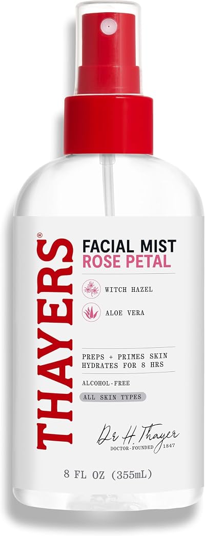 Thayers Rose Petal Facial Mist Toner 237ml Witch Hazel Aloe Vera