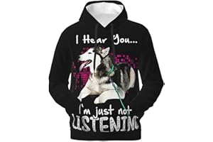 CITARI Cool Men's Hoodie - Funny 3D Print Pullover Sweatshirt With Big Pockets - Novelty Hooded Design