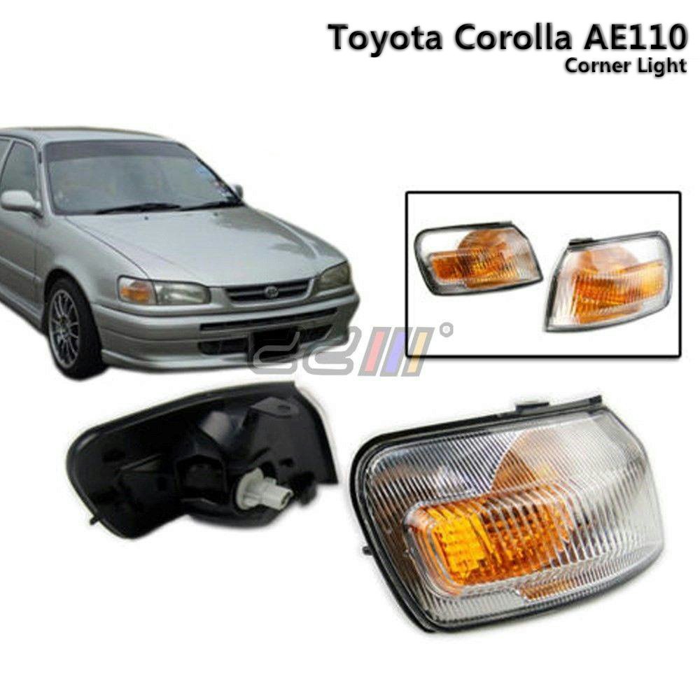 Amazon.com: 1~Pairs Toyota Corolla Sedan AE110 AE111 Corner Signal Blinker  Lamp Lights 96-00: Automotive