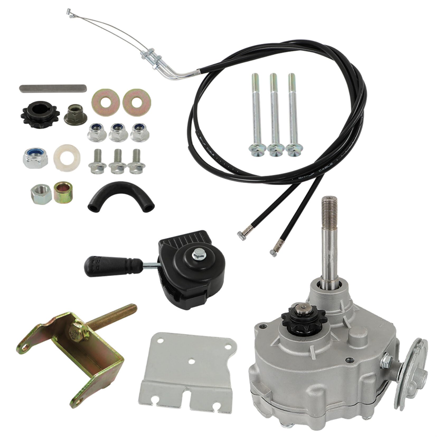 SEBLAFF Go Kart Forward Reverse Gear Box Kit