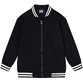 LittleSpring Boys Girls Varsity Baseball Jacket Zip Up Bomber Jacket Thin 2-10Years