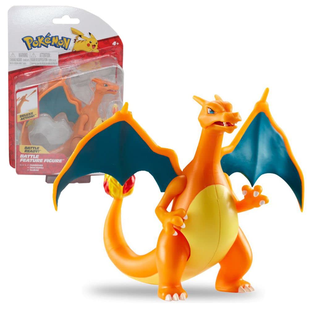 Pokémon Selection Battle Feature Figures Movable Deluxe Action Play Figure, Play Figure:Charizard