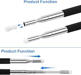 Vicloon Telescopic Teaching Pointer 1m 7-Section Stainless Steel Handle Lanyard view 3