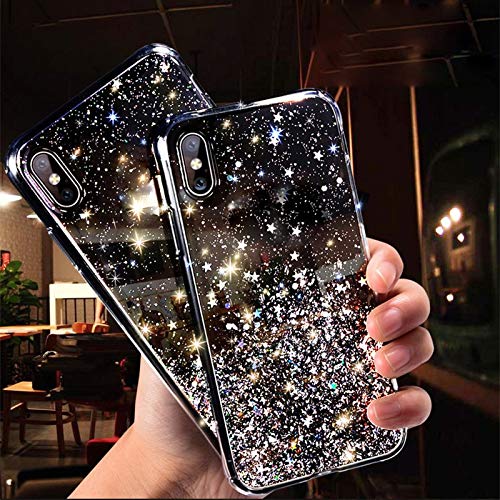 Vonzee® iPhone XR Case Cover Luxury Fashion Glitter Shiny Bling Sparkling Protective Cover for Girls & Women for iPhone