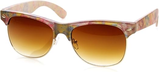 flower rimmed sunglasses