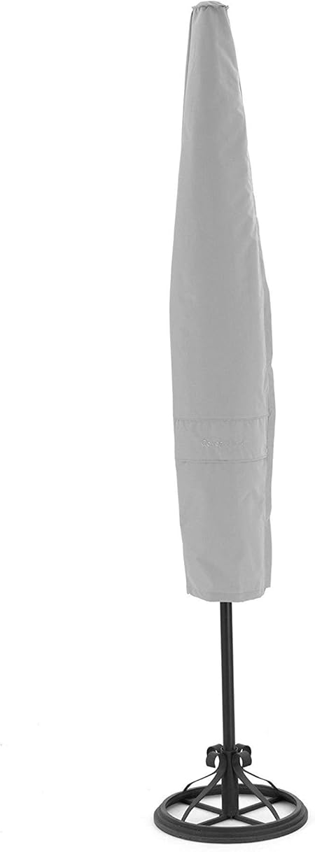 Amazon Com Covermates Patio Umbrella Cover 50circumference X 88h Ultima Ripstop 600d Fade Resistant Poly Rot Resistant Thread Waterproof Zipper Weather Resistant Ripstop Grey Garden Outdoor