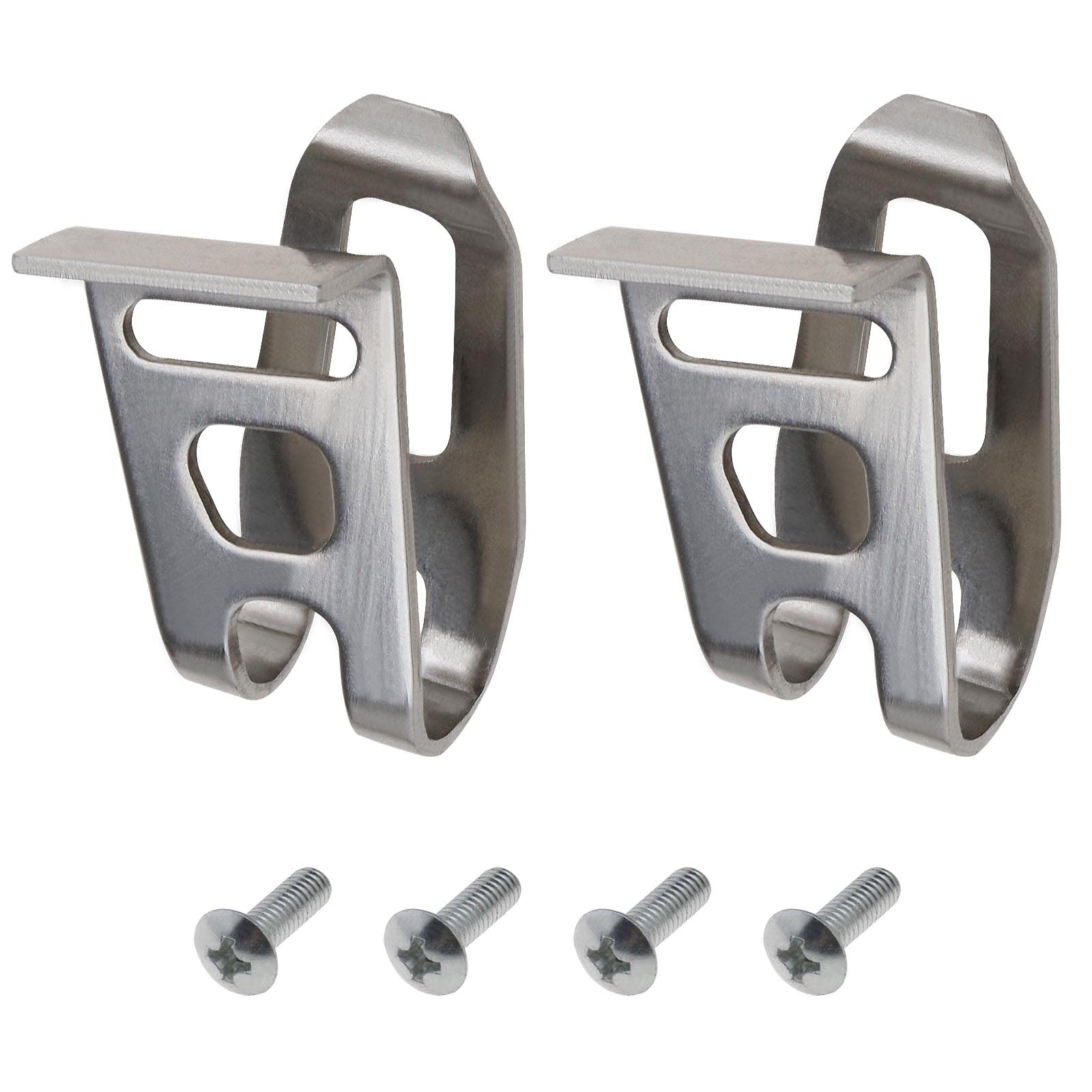 eMagTech 2pcs Electric Drill Belt Hook Clips with Screws 346449-3 Compatible with Makita XFD01 XFD07D DTD144 DTD144Z 12V 18V Cordless Drill Impact Driver Belt Clip