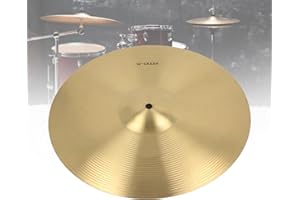 Ride Cymbal, Brass Jazz Drum Cymbal Crisp Sound Crash Cymbal Drum Cymbals Percussion Drum for Professional Music Enthusiasts 