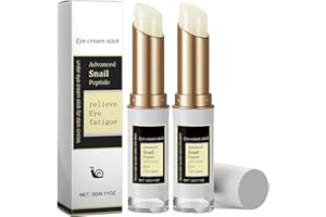 Snail Peptide Under Eye Cream Stick for Dark Circles, Eye Cream for Puffiness & Bags, Reduce Wrinkles, Fine Lines, Korean Ski