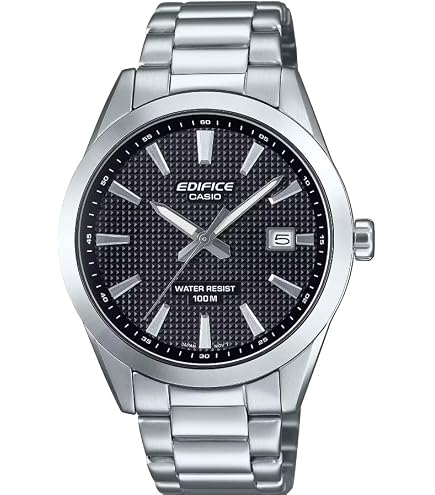 Amazon.com: Casio Edifice EFB-109D Series | Silver/Black