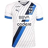 PUMA Mens Monterrey Away V-Neck Jersey Casual - White