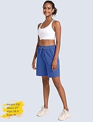 MAGCOMSEN Golf Shorts for Women 8" Hiking Shorts