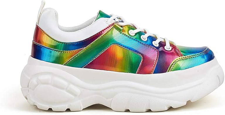 platform athletic shoes