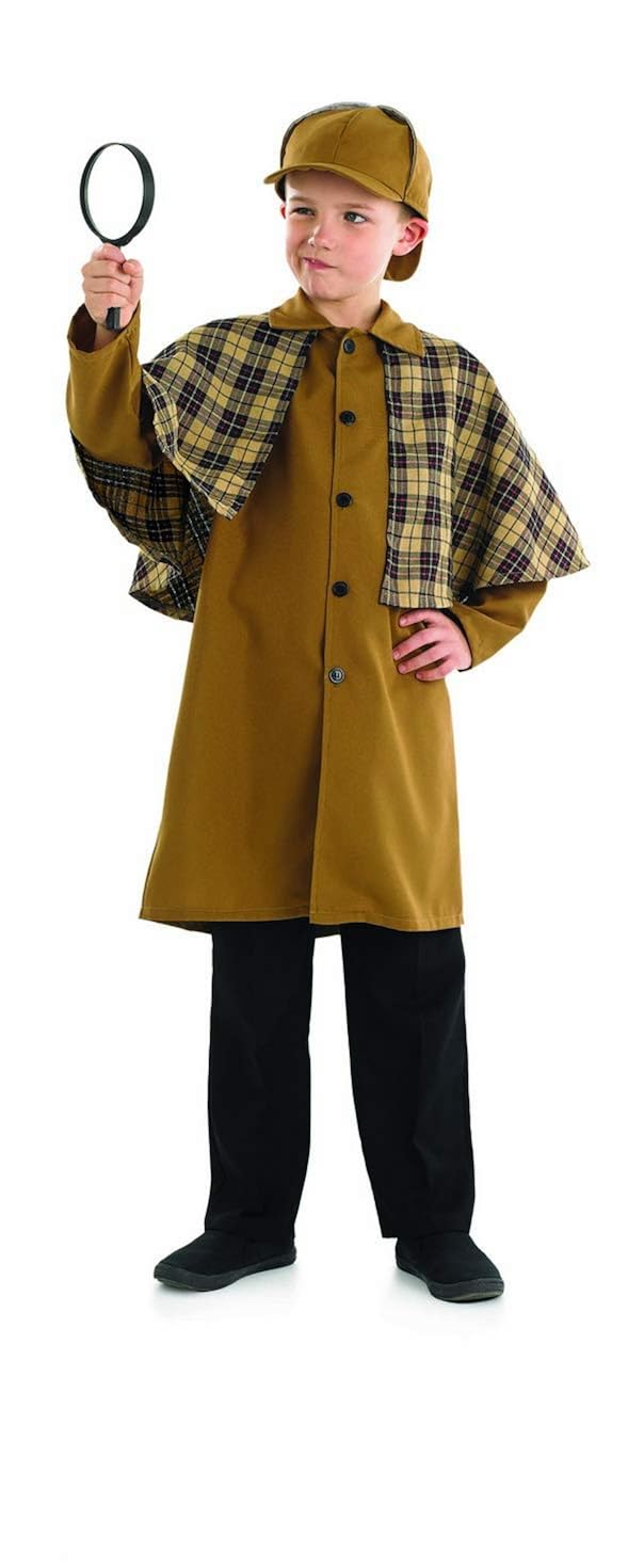 fun shack Childrens Victorian Detective Costume Kids Historical Book Day Outfit