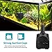 Winkeyes 160GPH Fountain Pump with 48” Lift, 8W Small Submersible Fountain Water Pump for Outdoor Indoor Tabletop Water Fountain, Aquarium, Fish Tank, Hydroponic, Pond, 6ft Power Cord, 2 Nozzles 