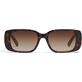 QUAY - Women's Sunglasses, Oversized Rectangle Shades, UV Protected Lenses (Karma)