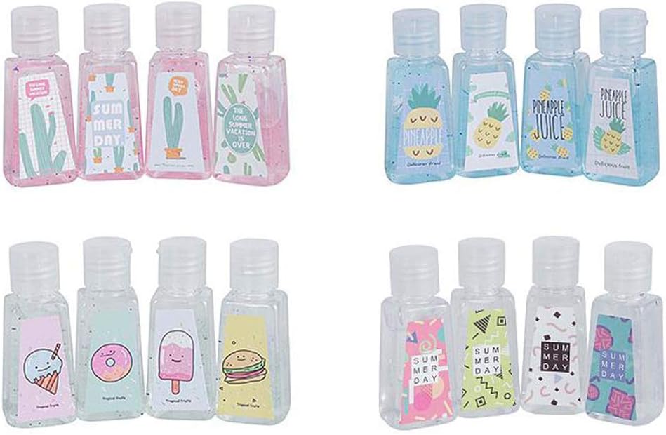 Koobysix 30ML Cute Mini Hand Sanitizer No Clean Travel Portable Clean Moisturizing Gel Random Color Reusable