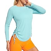IUGA Rash Guard for Women UPF 50+ Long Sleeve Sun Shirts Swim Shirts for Women Lightweight UV Protection Shirts Hiking Tops