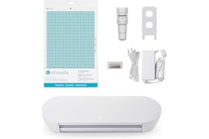 SILHOUETTE AMERICA Silhouette Portrait 4-9 inch Vinyl Cutting Machine with Studio Software, PixScan, Electric Tool and ES Mat Compatible, SNA and IPT Enabled, 50 db