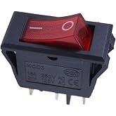 WQSING Rocker Switch On-Off 20A 125V Compatible with Delta 1320151 1340646 | Bench Grinder Belt Disc Sander 23-580 23-589 23-592 23-640 23-645 23-660 23-665 23-680 23-700 23-840 23-880 23-980