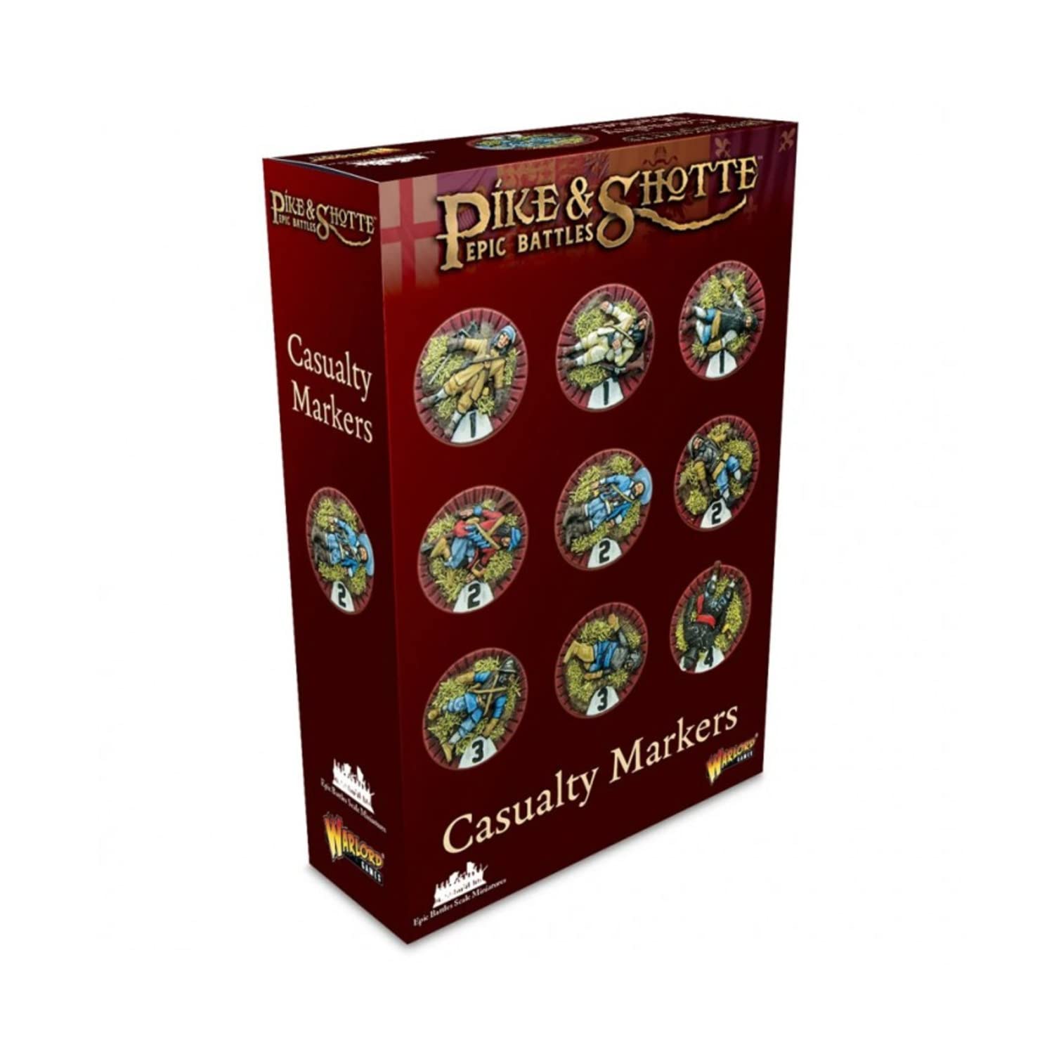 Warlord Games Pike & Shotte Epic Battles Casualty Markers - Highly Detailed Miniatures for Table-top Wargaming