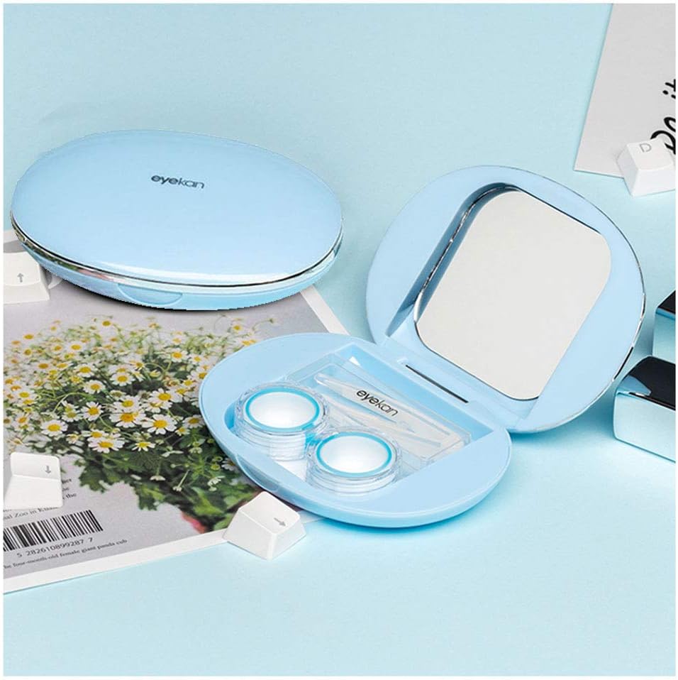 Contact Lens Case – Portable Contact Lens Kit for Travel & Home