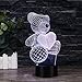Uferno 3D Optical Illusion USB Night Light Table Lamps - Bedrooms Deco Teddy Bear Love Design for Kids - Unique Color Changing 3Ds Flash and Glow Effect