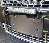 Sports Imports MINI-LP-BRACKET Aluminum Universal License Plate Mount Bracket for Off Road Lights, LED Work Lamps and LED Light Bars