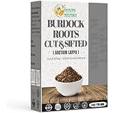 Herbs Botanica Burdock Root Cut & Sifted 4oz | Natural Dried Burdock Root Herb | Premium Quality Bulk Herbal Tea Ingredient | Raw Botanical Roots for DIY & Craft Use