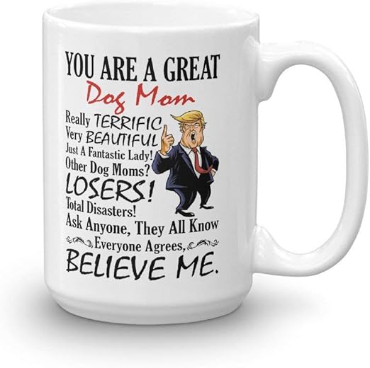dear dog mom coffee mug