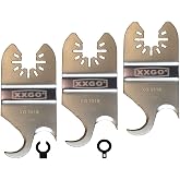 XXGO 3 Pcs Multi Tool Hook Knife Blade for Carpet Roofing Shingle Cutter | Cutting Asphalt Shingles Cardboard Carpet Vinyl flooring Roof Shingles Roofing Felt