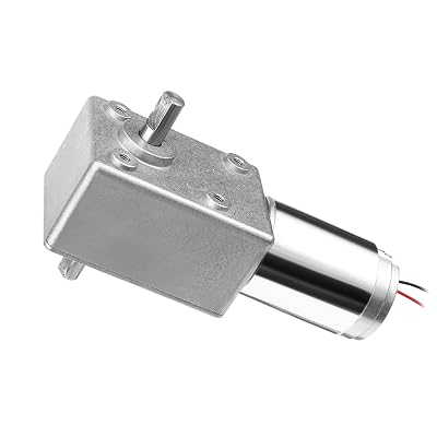 uxcell DC12V 5RPM Dual Shafts High Torque Reversible Turbine Worm Gear Motor Reduction